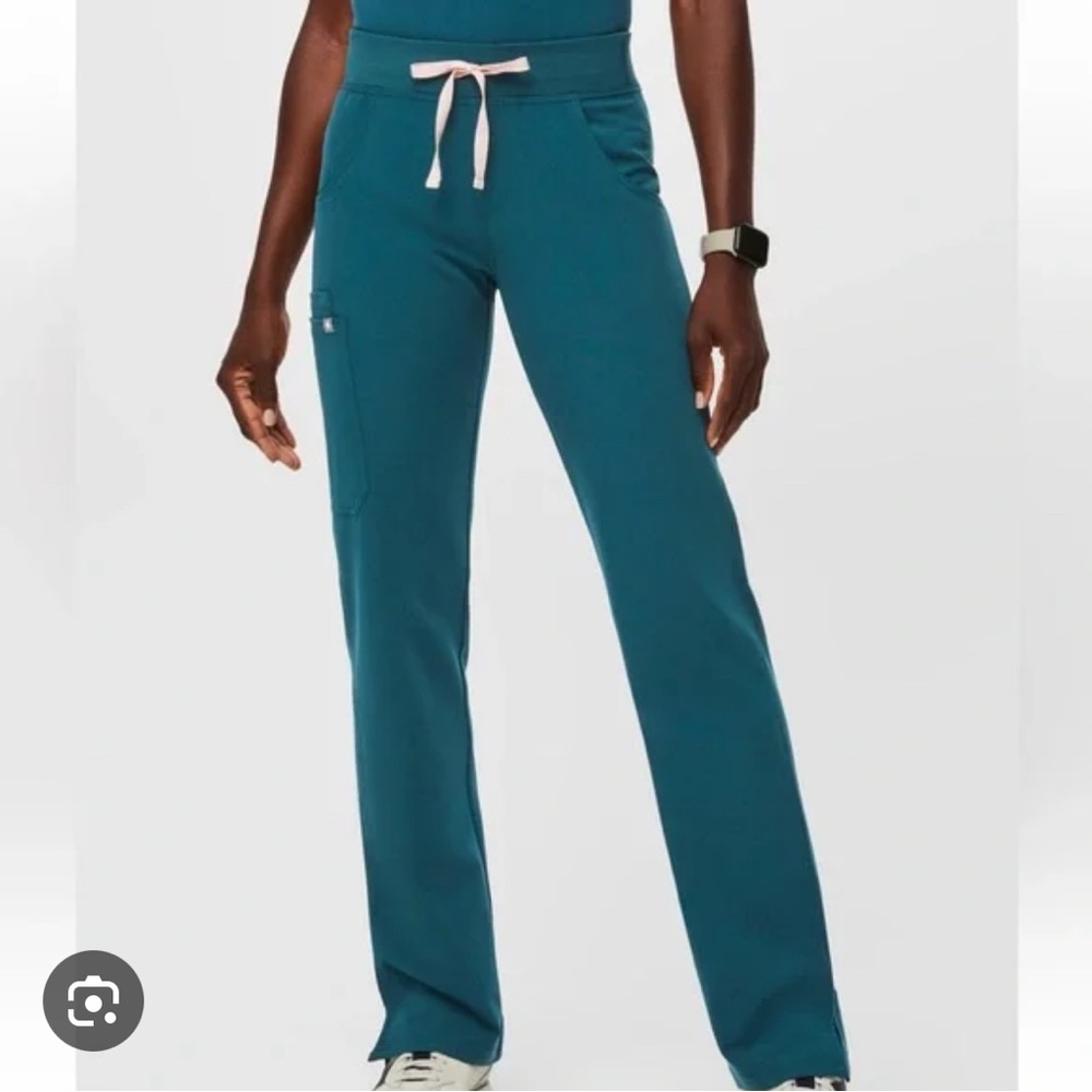Figs Teal Kade Pants